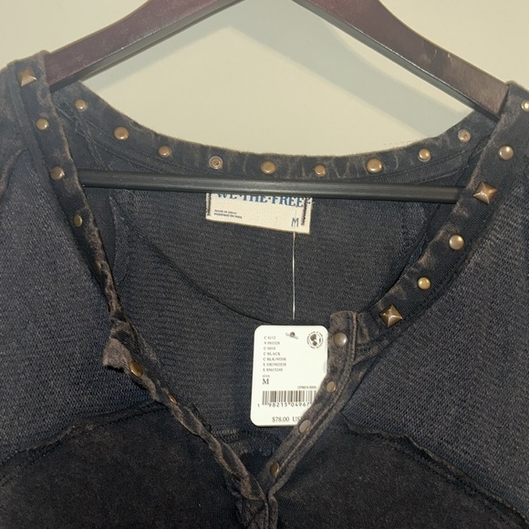 We the free Good luck embellished tank black M - Picture 4 of 8